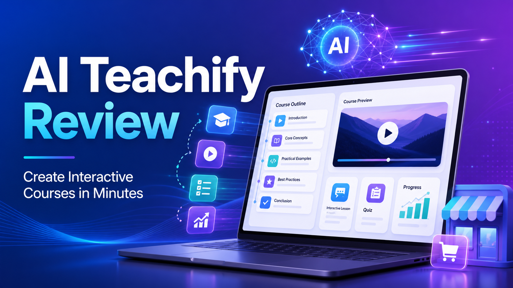 AI Teachify Review: Interactive & Ready-To-Sell Online Courses In Minutes