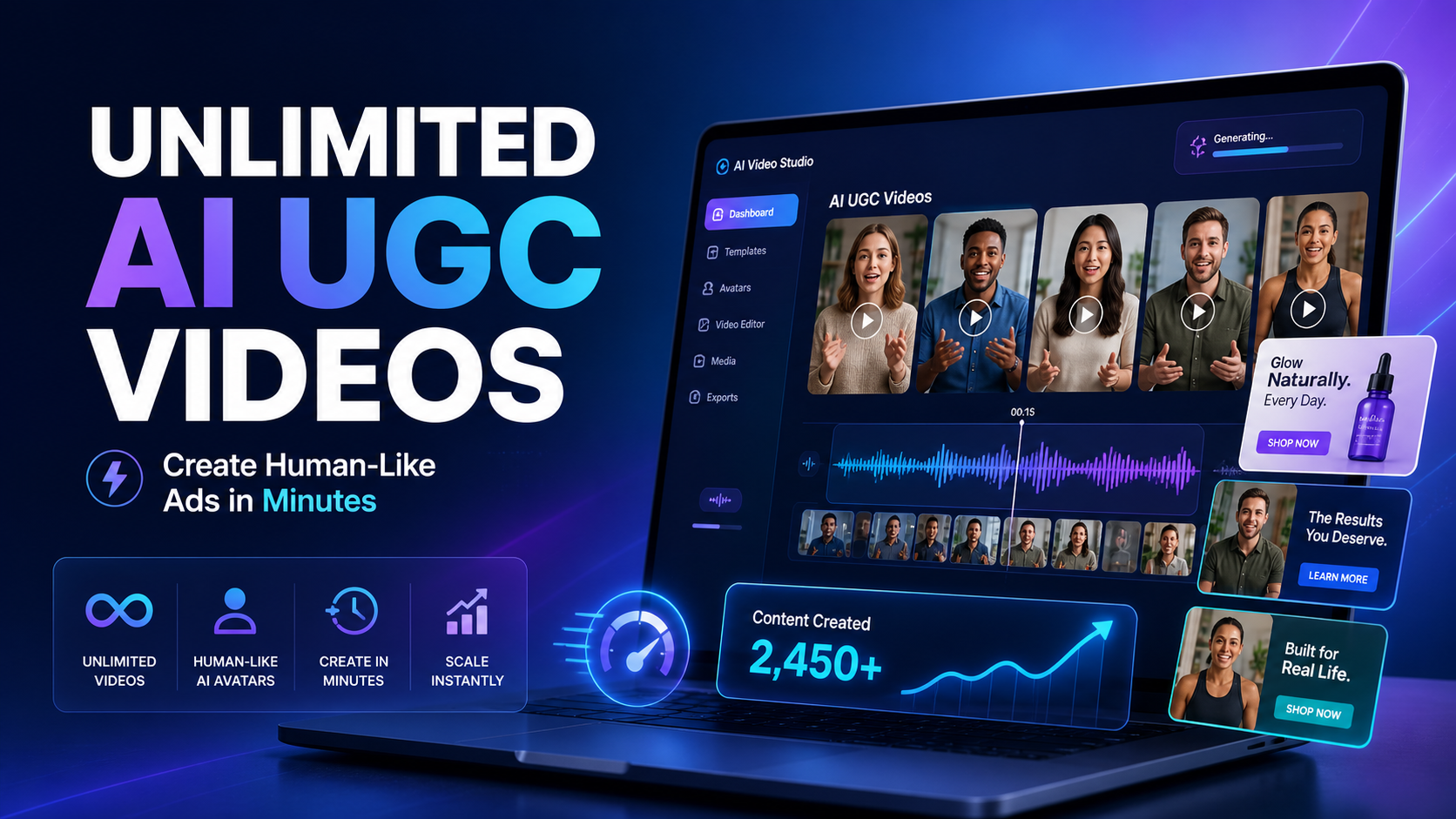 Brand-New A.I. App Lets You Create UNLIMITED Human-Like UGC Videos & Ads In Just Minutes