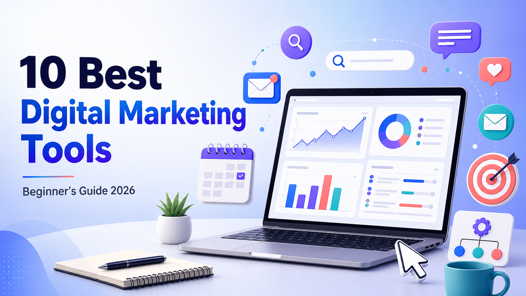 Digital Marketing Tools for Beginners: 10 Easy Options to Try in 2026