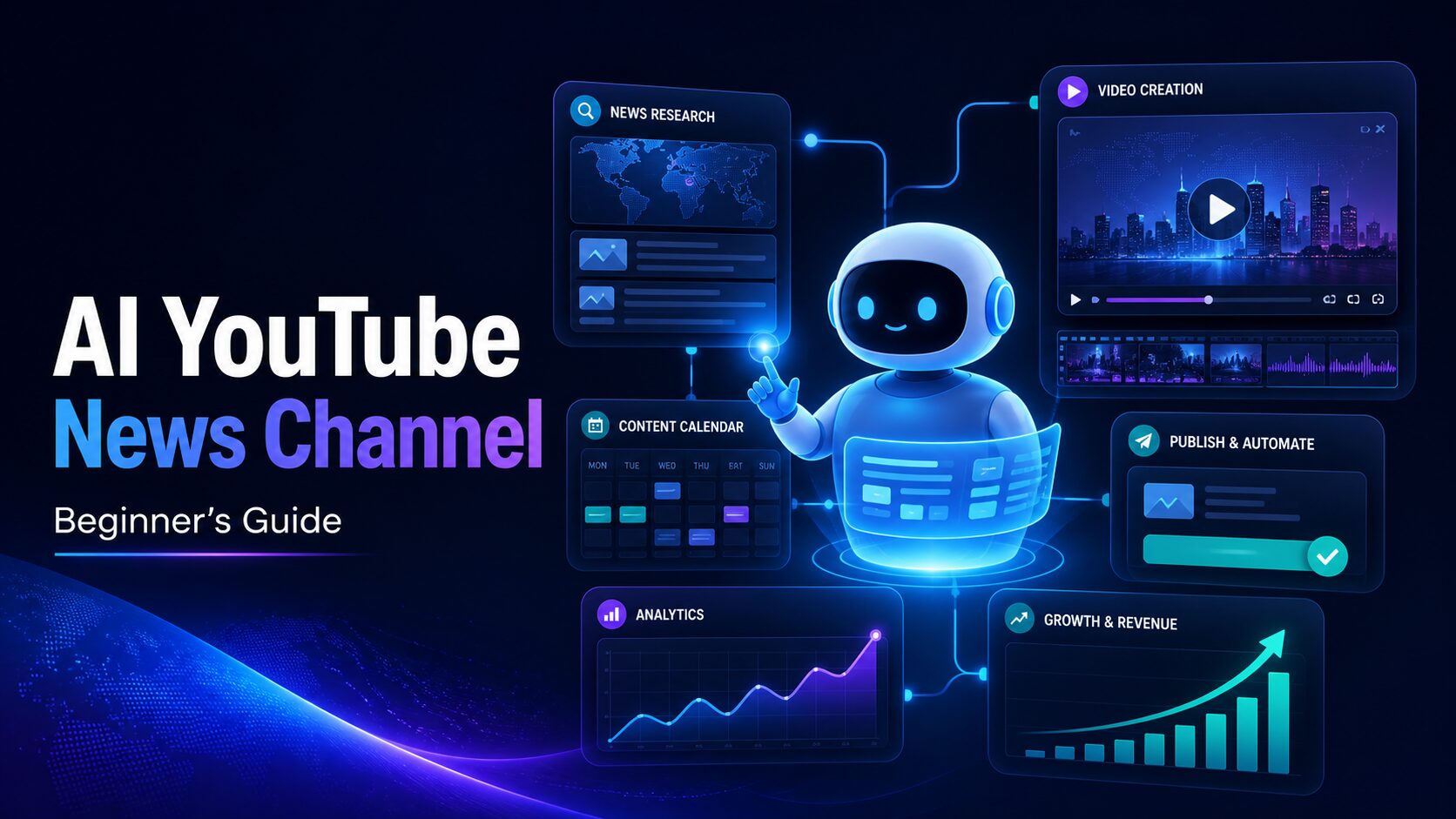 First AI That Builds & Runs a Profitable YouTube News Channel For You: Complete Beginner’s Guide