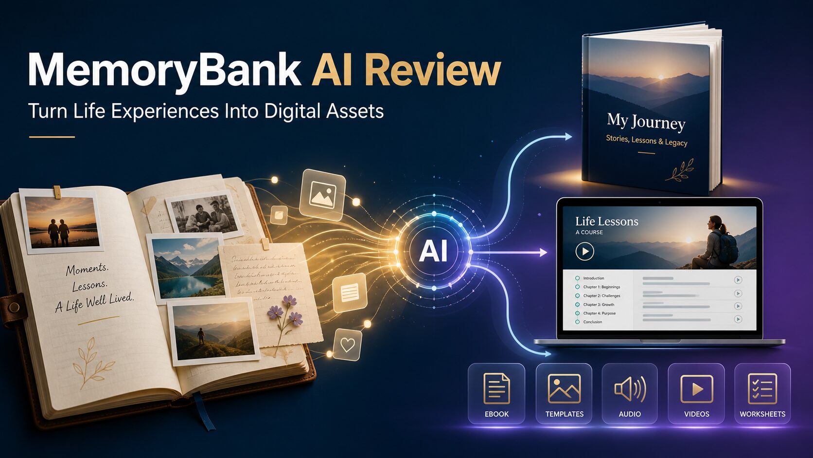 MemoryBank AI Review: Turn Life Experiences Into Books, Courses, and Digital Assets