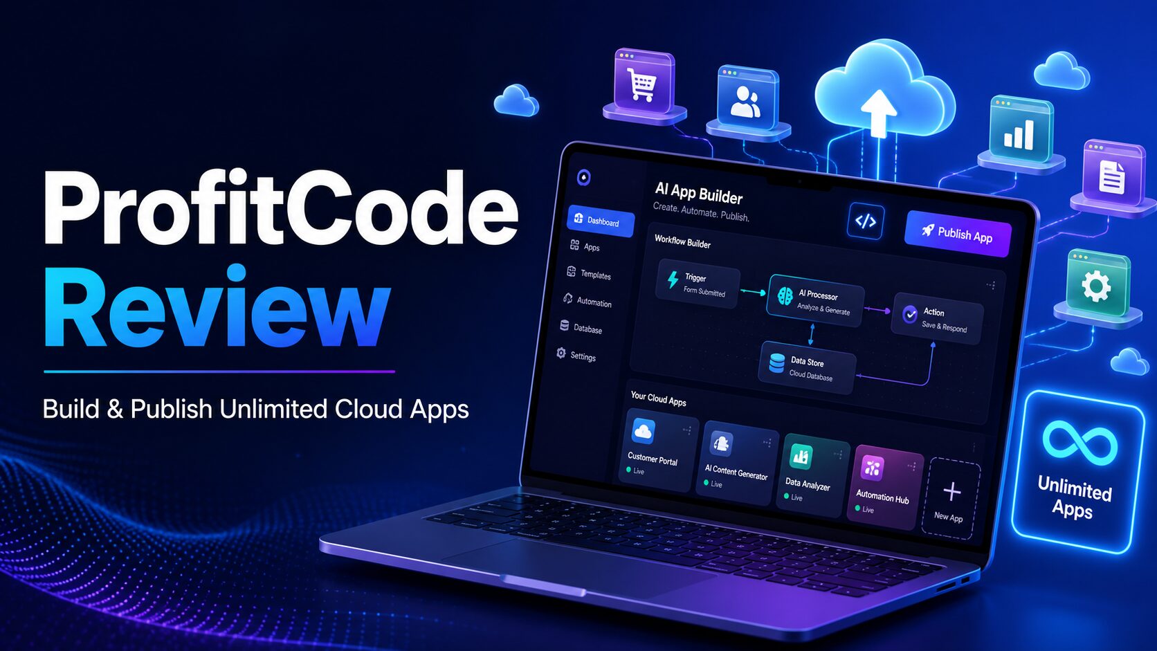 ProfitCode Review: AI Software Creator Lets You Publish Unlimited Cloud Apps