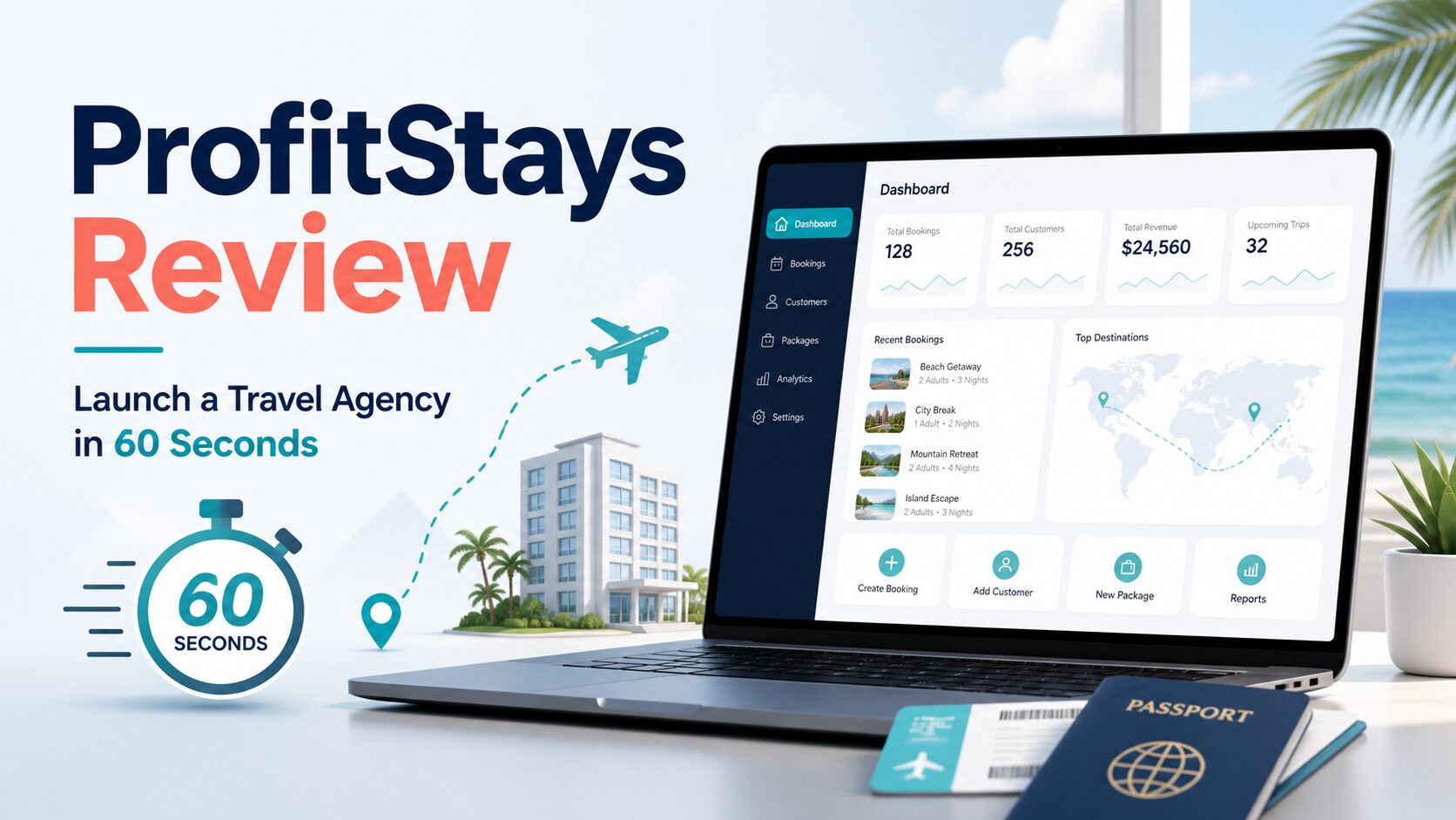 ProfitStays Review: Start Your Own Travel Agency in Less Than 60 Seconds