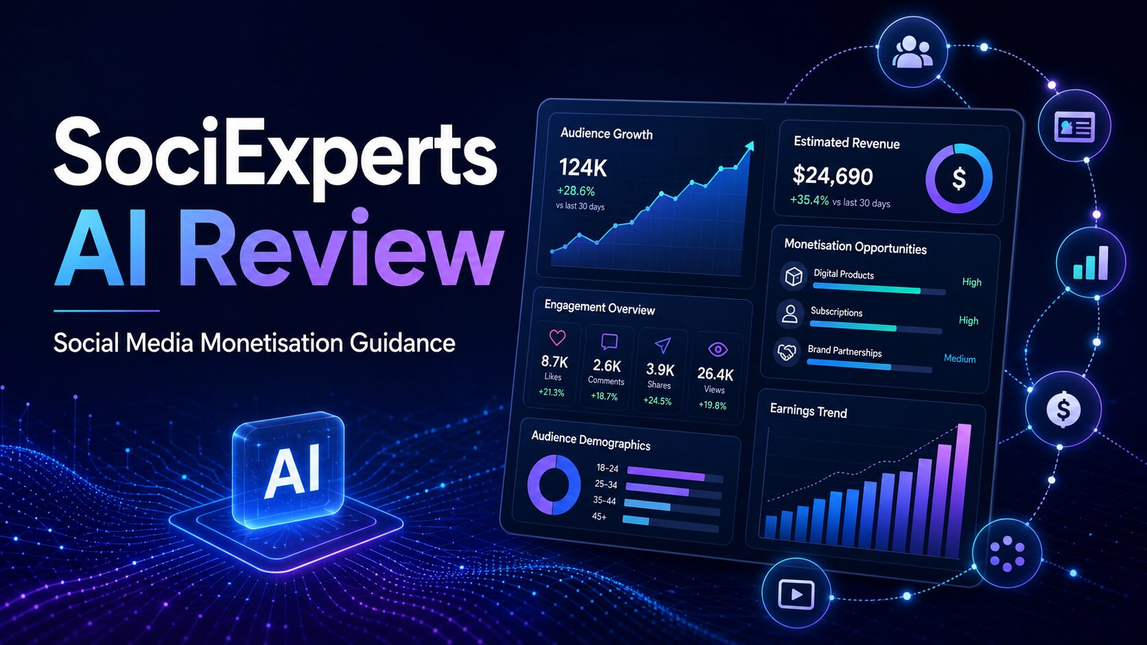 SociExperts AI Review: Platform-Specific Social Media Monetisation Guidance