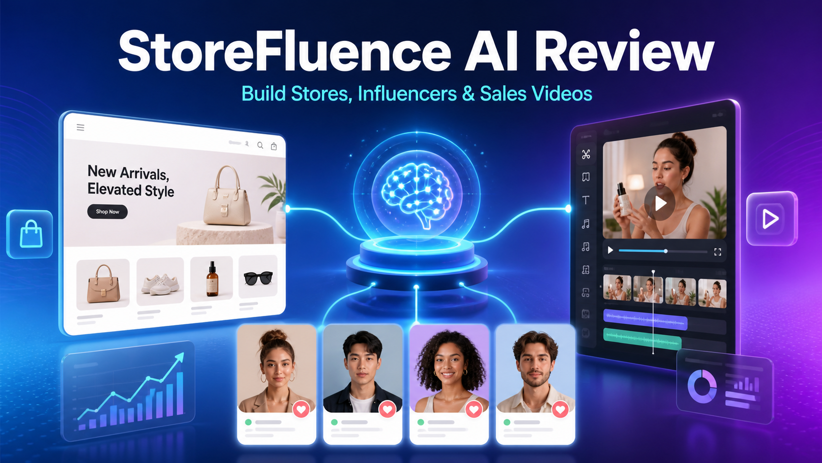 StoreFluence AI Review: An AI App That Builds Your eCom Store, Influencers, and Sales Videos