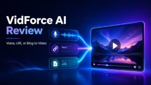 VidForce AI Review: Turn a Voice Command, URL, or Blog Into Video