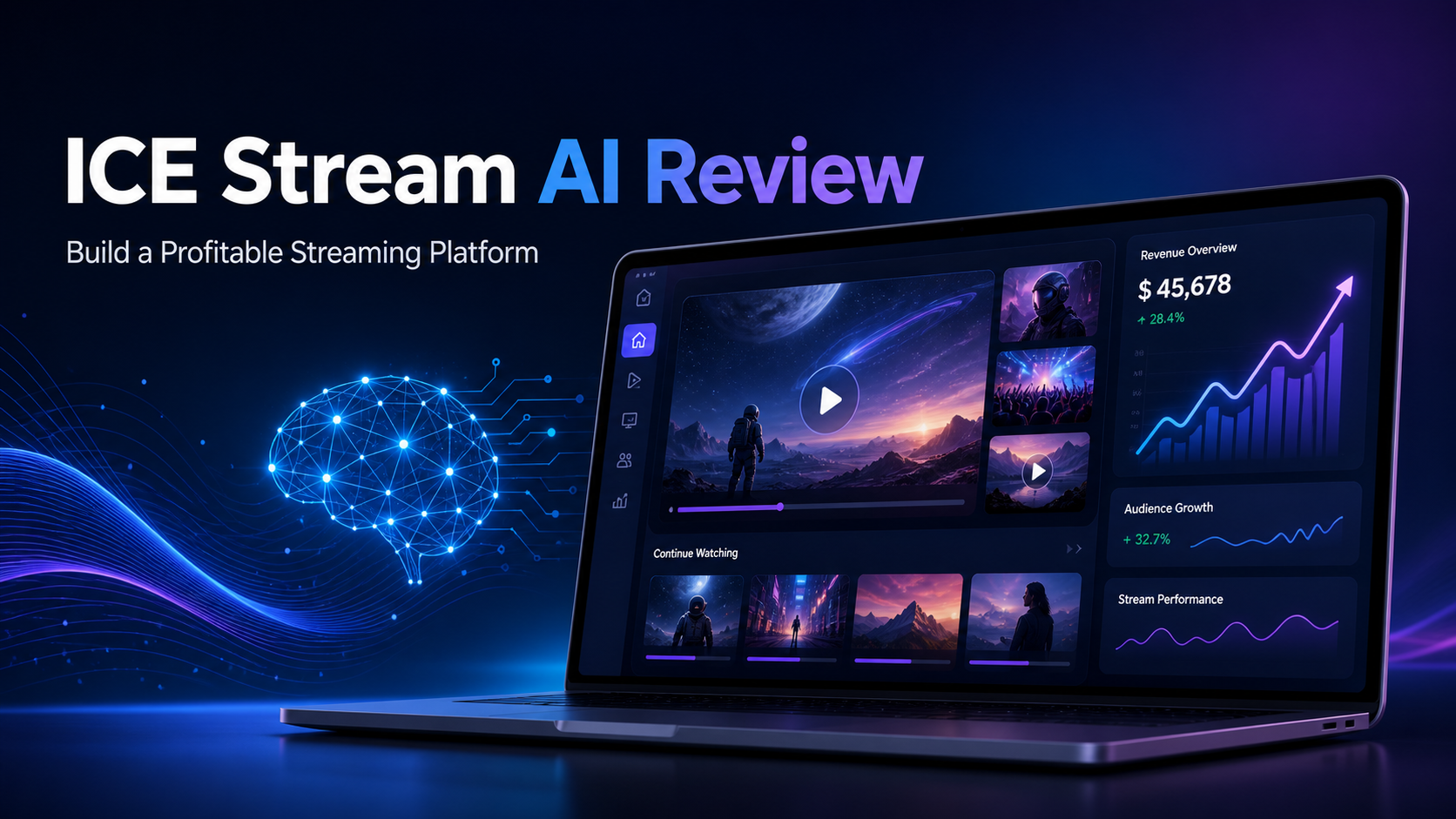 ICE Stream AI Review: Build & Run A Profitable Streaming Platform More Easily