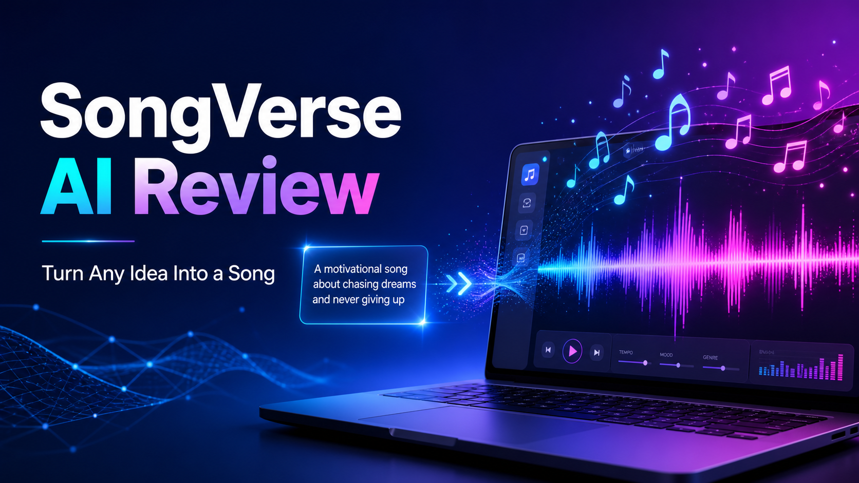 SongVerse AI Review: Worldโs First AI App That Turns Any Idea, Keyword, Prompt or Script Into Songs