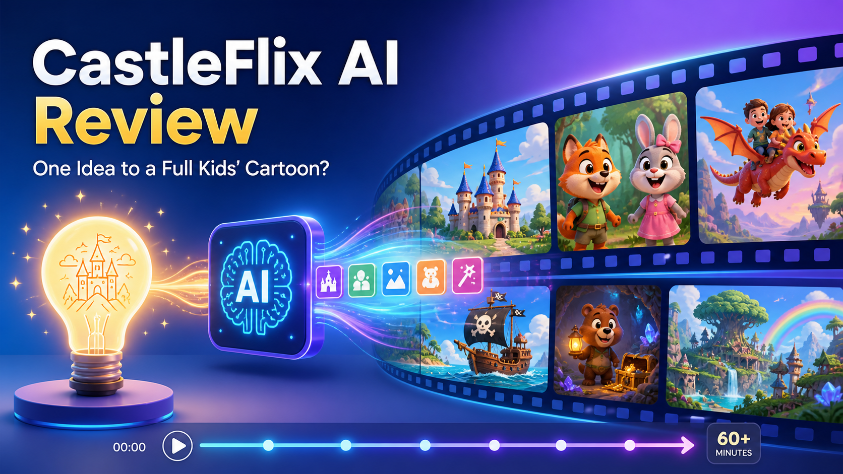 CastleFlix AI Review: Can It Create Long-Length Kids’ Cartoons From One Idea?